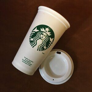 Iconic Reuse Recycle Reenjoy Starbucks Cup